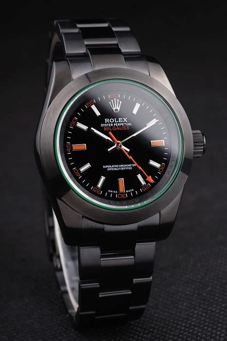 rolex milgauss pro-hunter tinted green saphire black dial prezzo|rolex milgauss white dial.